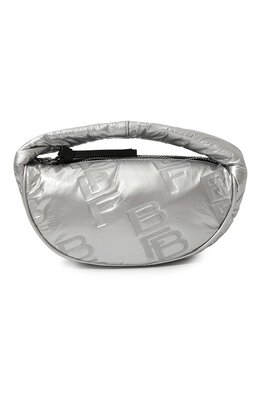 BY FAR: Серебристая сумка  Cush