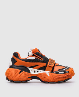 Off-White: Оранжевые кроссовки 