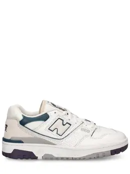 NEW BALANCE: Белые кроссовки  550