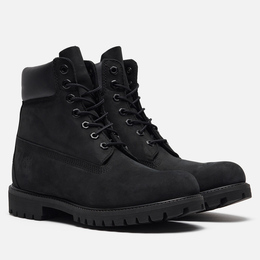Timberland: Чёрные ботинки 