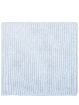 MIR CASHMERE: Голубой шарф 