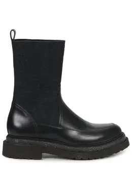 BRUNELLO CUCINELLI: Чёрные ботинки 