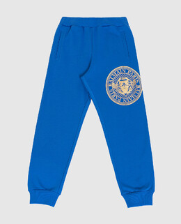 Balmain: Сині брюки 