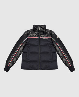 Moncler ENFANT: Сині пуховики 