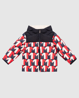 Moncler ENFANT: Сині пуховики 
