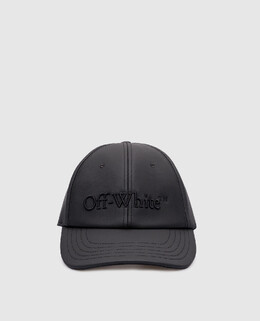Off-White: Чорні кепки 