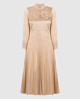 Ermanno Scervino: Бежевое платье 