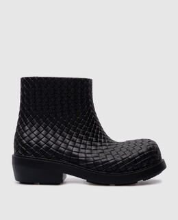 Bottega Veneta: Чорні ботильйони 