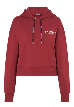BALMAIN: Красная толстовка 