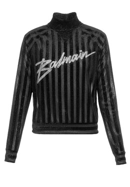 BALMAIN: Трикотажный свитер 