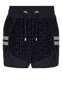 BALMAIN: Синие шорты 