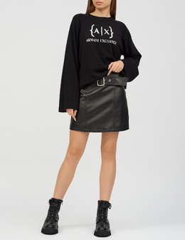 ARMANI EXCHANGE: Чёрная юбка 