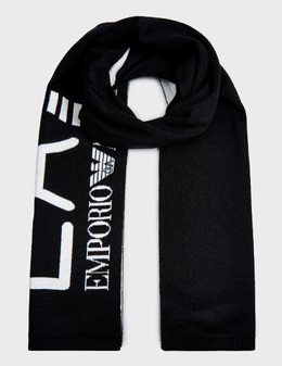 EA7 EMPORIO ARMANI: Чорні шарфи 