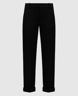 Balmain: Чорні брюки 
