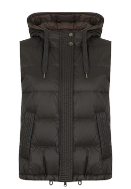 BRUNELLO CUCINELLI: Чёрный жилет 