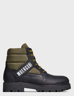 BIKKEMBERGS: Чёрные ботинки 