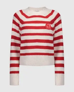 Moncler: Белый свитер 