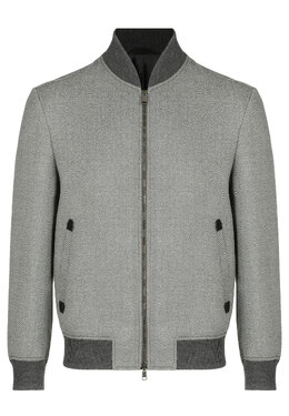 BRIONI: Серая куртка 