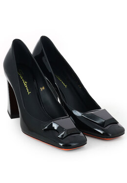 SANTONI: Чёрные туфли 