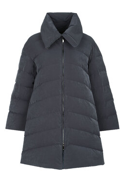 EMPORIO ARMANI: Синий пуховик 