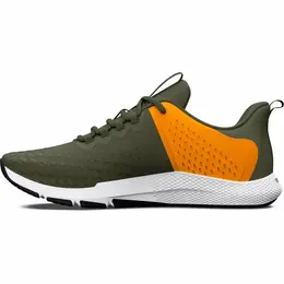 Under Armour: Зелёные кроссовки  Charged