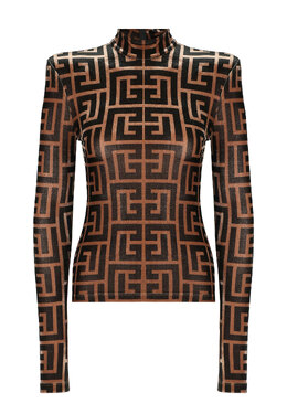 BALMAIN: Трикотажный свитер 