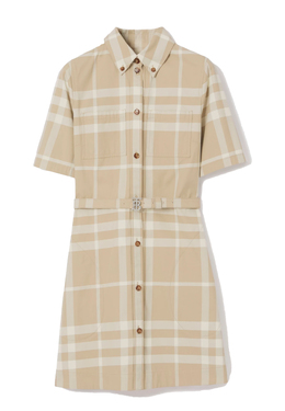 BURBERRY: Платье-рубашка 
