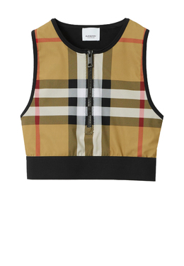 BURBERRY: Чёрный топ 