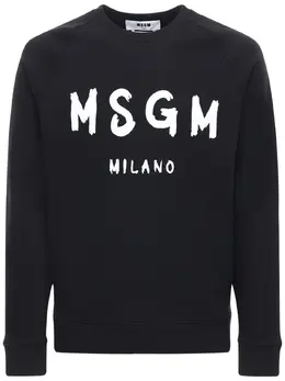 MSGM: Свитшот с принтом 