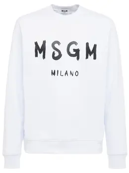 MSGM: Свитшот с принтом 