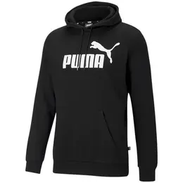 PUMA: Чёрная толстовка  Essentials