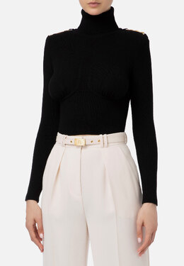 ELISABETTA FRANCHI: Трикотажный свитер 