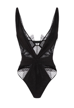 ELISABETTA FRANCHI: Чёрный боди 