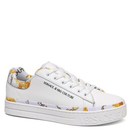 Versace Jeans Couture: Белые кроссовки 