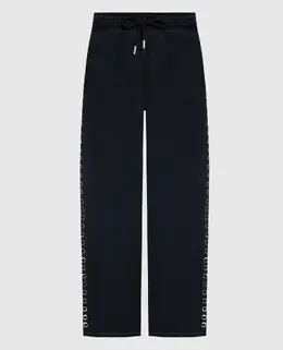 Off-White: Сірі брюки 