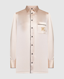 Kiton: Бежевая рубашка 