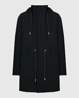 Off-White: Чорні куртки 