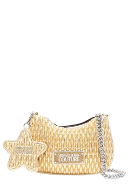 VERSACE JEANS COUTURE: Золотая сумка 