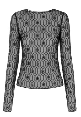 ELISABETTA FRANCHI: Чёрная футболка 