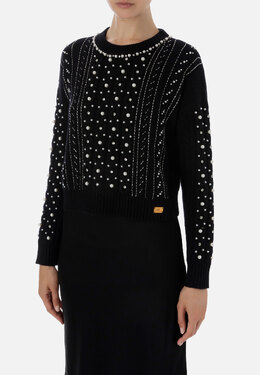 ELISABETTA FRANCHI: Трикотажный свитер 