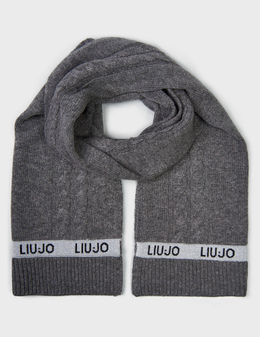 LIU JO: Серый шарф 