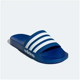 adidas: Голубые шлёпанцы  Adilette