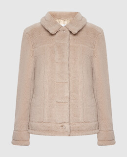 Max Mara: Бежевая куртка 