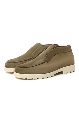 Santoni: Бежевые ботинки 