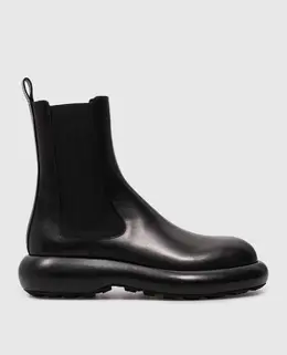 Jil Sander: Чёрные ботинки 