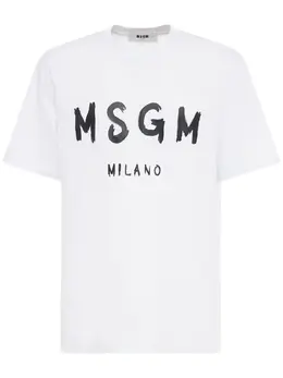 MSGM: Футболка с принтом 