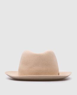 Borsalino: Бежевая шляпа 