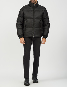 EMPORIO ARMANI: Чёрный пуховик 