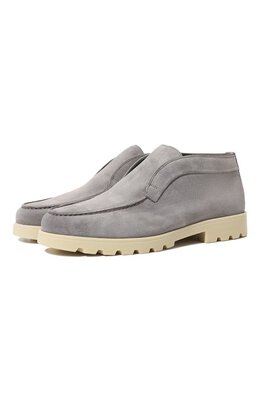 Santoni: Серые ботинки 