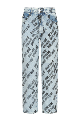 JUST CAVALLI: Прямые джинсы 